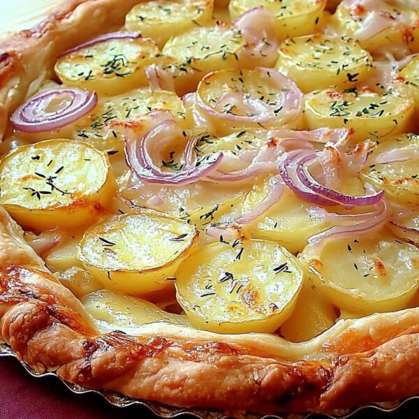 Tarte aux Pommes de Terre et Oignons